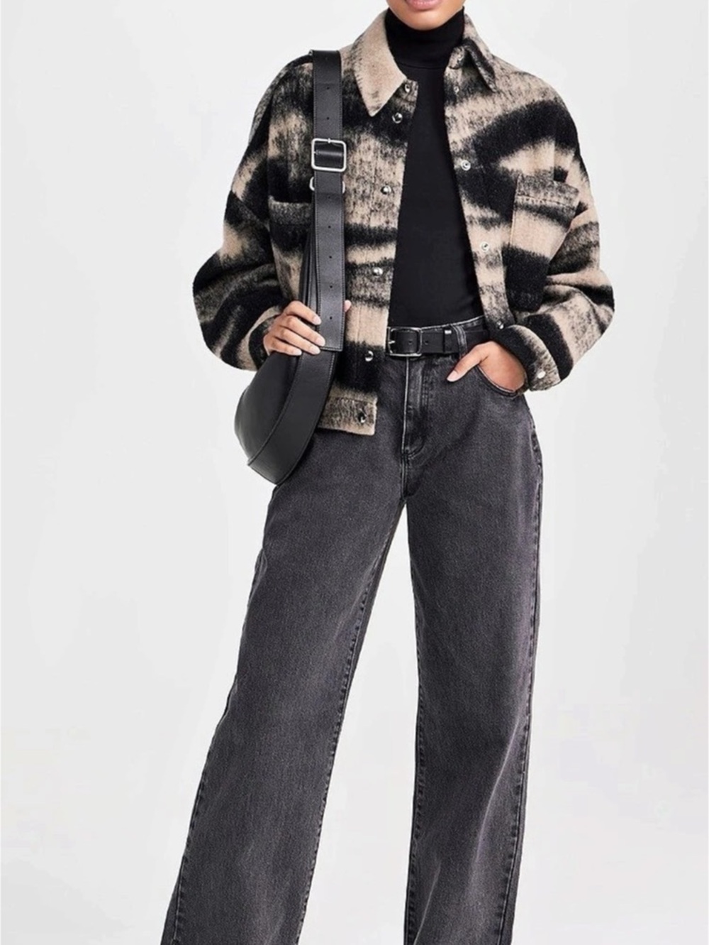 Rag & Bone Porter Jersey Black Sleeveless Turtleneck Top - Picture 12 of 13